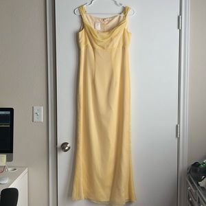Waters By Waters Yellow Formal Dress
